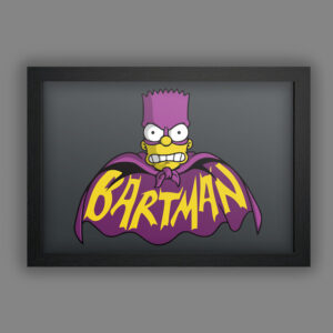 Quadro Bartman c/ moldura e vidro