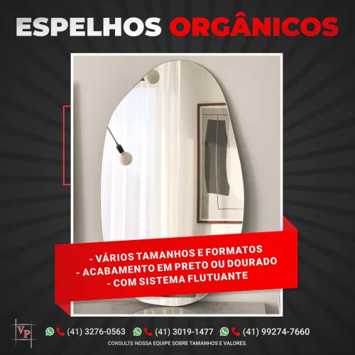 Vidraçaria Passarela - Promoção - 01-09-24 - Espelhos Orgânicos